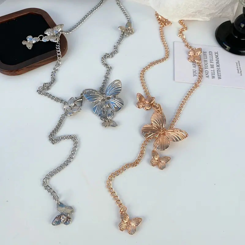 Butterfly Waist Chain Necklace